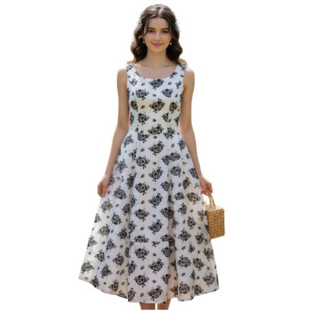 Vintage Polly Chiffon Dress